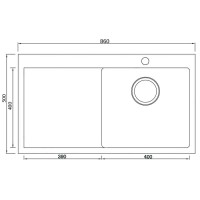 Кухонная мойка Seaman Eco Marino SMV-860L.B