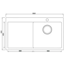 Кухонная мойка Seaman Eco Marino SMV-860L.B