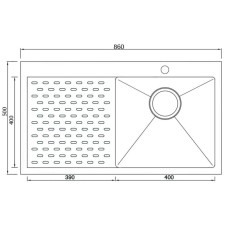 Кухонная мойка Seaman Eco Marino SMV-860PL.B