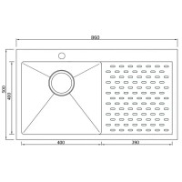 Кухонная мойка Seaman Eco Marino SMV-860PR.A