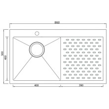 Кухонная мойка Seaman Eco Marino SMV-860PR.A