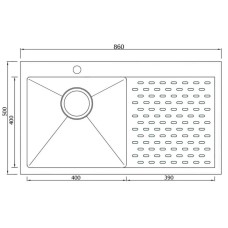 Кухонная мойка Seaman Eco Marino SMV-860PR.A