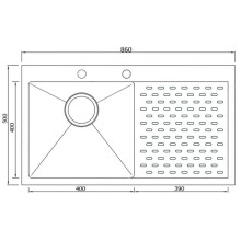 Кухонная мойка Seaman Eco Marino SMV-860PR.B