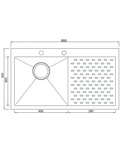 Кухонная мойка Seaman Eco Marino SMV-860PR.B