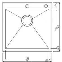 Кухонная мойка Seaman Eco Marino SMV-Z-510.B