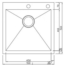 Кухонная мойка Seaman Eco Marino SMV-Z-510.B