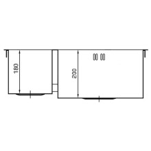 Кухонная мойка Seaman Eco Marino SMV-Z-575DL.A