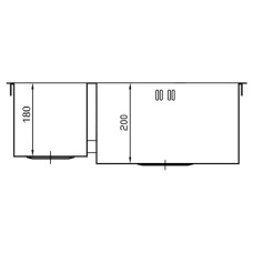 Кухонная мойка Seaman Eco Marino SMV-Z-575DL.A