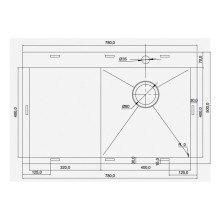 Кухонная мойка Seaman Eco Marino SMV-Z-780L.A