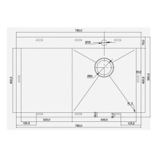 Кухонная мойка Seaman Eco Marino SMV-Z-780L.A