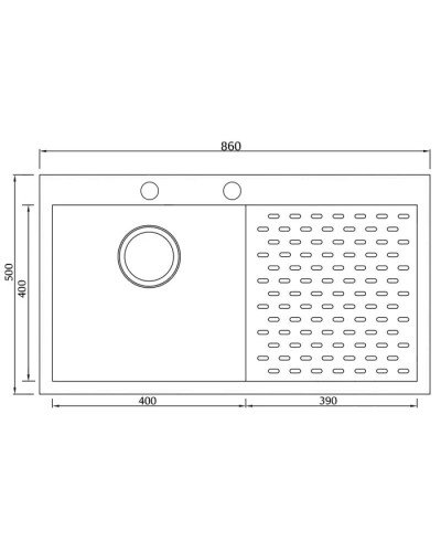 Кухонная мойка Seaman Eco Marino SMV-Z-860PR.B