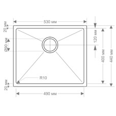 Кухонная мойка Seaman Eco Marino SME-530.A