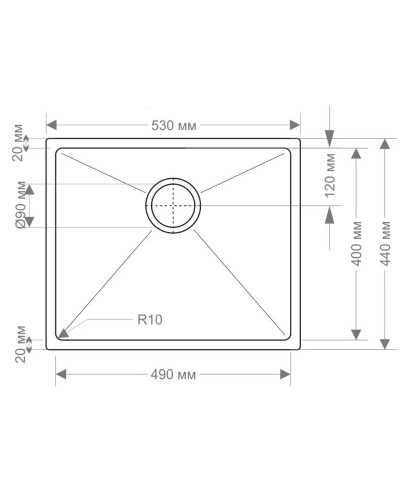 Кухонная мойка Seaman Eco Marino SME-530.A