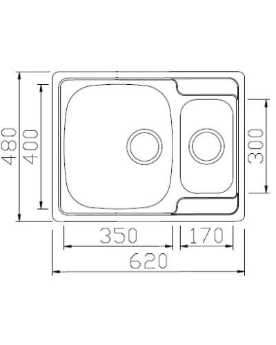 Кухонная мойка Seaman Eco Wien SWT-6248B.A