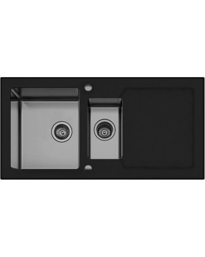 Кухонная мойка Seaman Eco Glass SMG-1000B.B