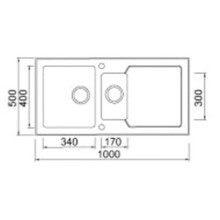 Кухонная мойка Seaman Eco Glass SMG-1000B.B