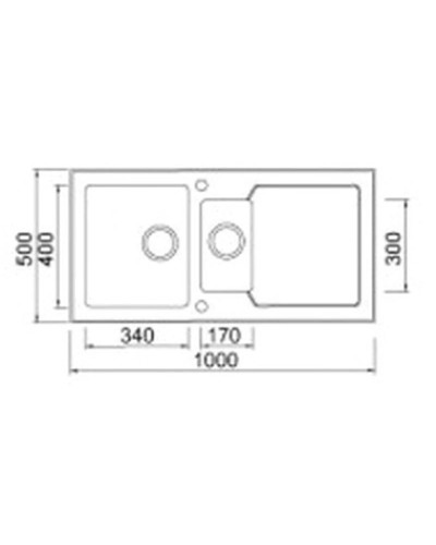 Кухонная мойка Seaman Eco Glass SMG-1000B.B