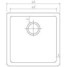 Кухонная мойка Seaman Natural Genova SMC-4646E-Supreme.A