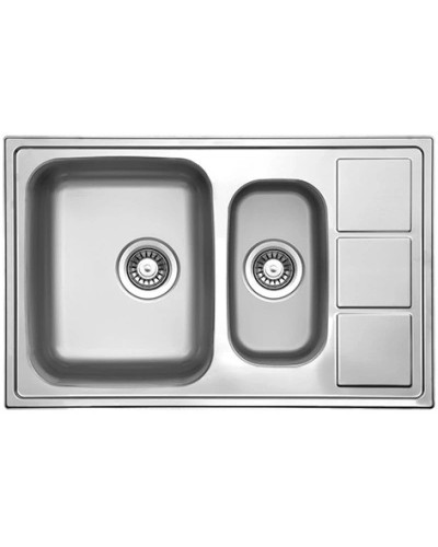 Кухонная мойка Florentina Profi матовая сталь PR.780.500.B.1K.M.08