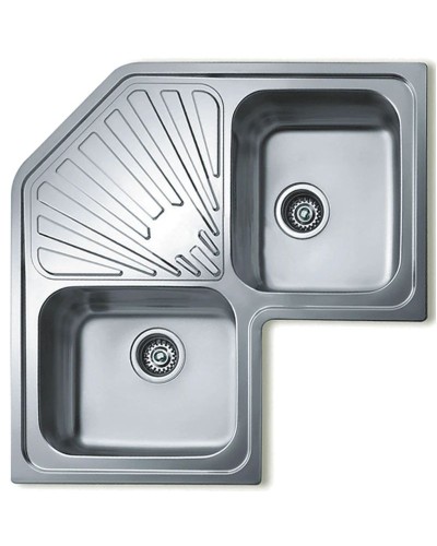 Кухонная мойка Teka Angular 2B полированная сталь 10118005