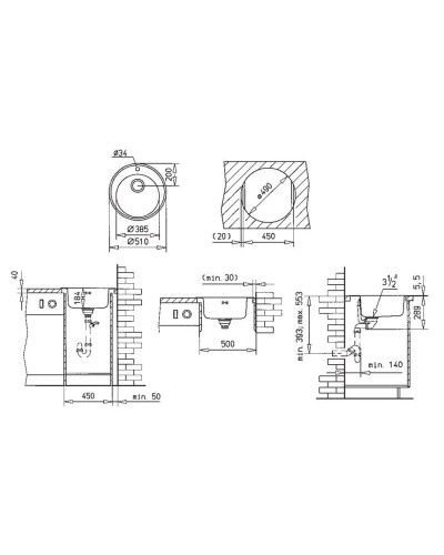 Кухонная мойка Teka Centroval матовая сталь 40127167