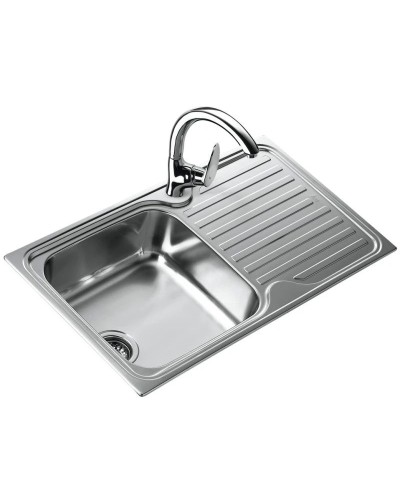 Кухонная мойка Teka Classic 1B 1D декоративная сталь 10119057