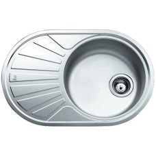 Кухонная мойка Teka DR 77 1B 1D  матовая сталь 40127301