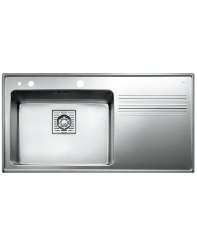 Кухонная мойка Teka Frame 1B 1D PPLUS RHD полированная сталь 40180511