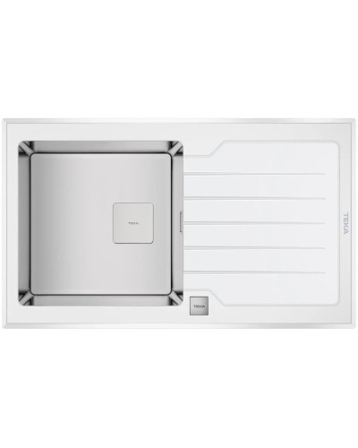 Кухонная мойка Teka Diamond RS15 1B 1D 86 White 115100012