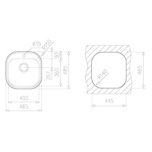 Кухонная мойка Teka Stylo 1B  полированная сталь 10107007