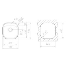 Кухонная мойка Teka Stylo 1B  полированная сталь 10107007
