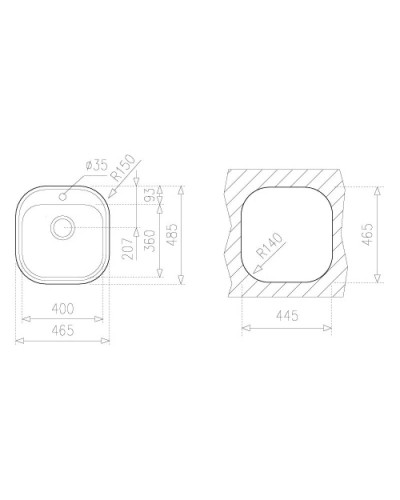 Кухонная мойка Teka Stylo 1B  полированная сталь 10107007