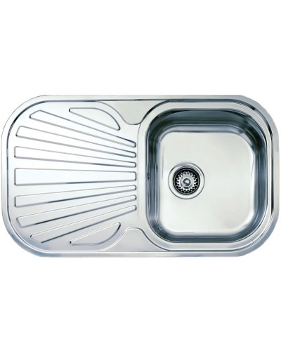 Кухонная мойка Teka Stylo 1B 1D декоративная сталь 10107039