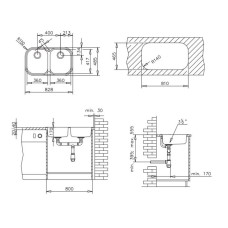 Кухонная мойка Teka Stylo 2B полированная сталь 10107028