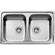 Кухонная мойка Teka Universo 79.50 2B матовая сталь 10120003