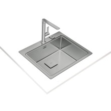 Кухонная мойка Teka Zenit RS15 1B полированная сталь 115000021