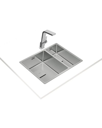 Кухонная мойка Teka Flexlinea RS15 2B 580 полированная сталь 115030010