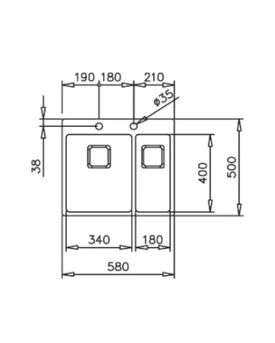 Кухонная мойка Teka Forlinea RS15 2B 580 полированная сталь 115030013