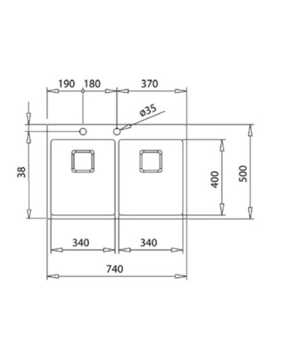 Кухонная мойка Teka Forlinea RS15 2B 740 полированная сталь 115030011
