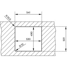 Кухонная мойка Teka Forlinea RS15 50.40 полированная сталь 115000017
