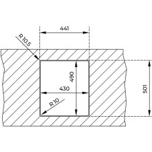 Кухонная мойка Teka Forlinea RS15 40.40 полированная сталь 115000019
