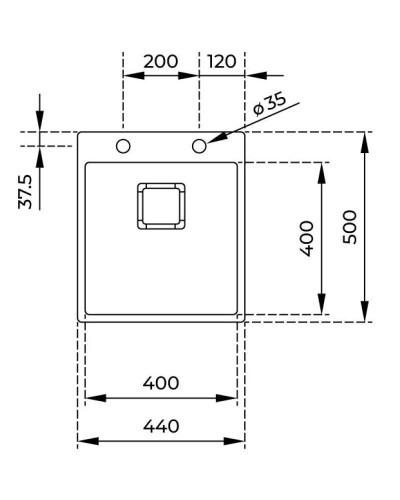 Кухонная мойка Teka Forlinea RS15 40.40 полированная сталь 115000019