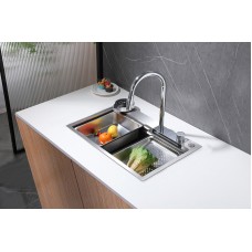 Кухонная мойка Abber Wasser Kreis 68 AF2194 Хром