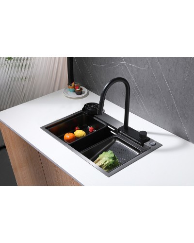 Кухонная мойка Abber Wasser Kreis 68 AF2194B Черная матовая