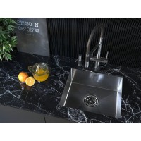 Кухонная мойка Paulmark Weser нержавеющая сталь PM804844-BS