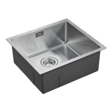 Кухонная мойка Paulmark Weser нержавеющая сталь PM804844-BS
