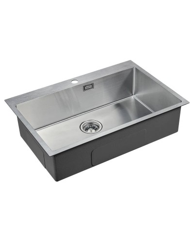 Кухонная мойка Paulmark Saar нержавеющая сталь PM807551-BS