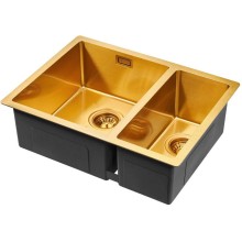 Кухонная мойка Paulmark Annex золотой матовый PM545944-BGL