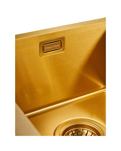 Кухонная мойка Paulmark Annex золотой матовый PM545944-BGL