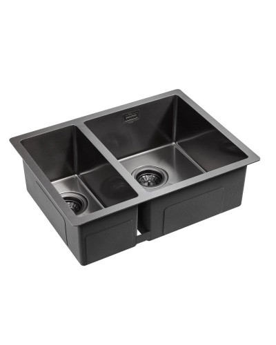 Кухонная мойка Paulmark Annex вороненая сталь PM545944-GMR